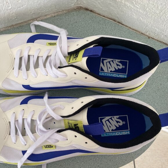 Vans Men's 11.5 UltraRange Exo True White Multi Blue Green Striped VN0A4U1KBOY - Picture 7 of 12